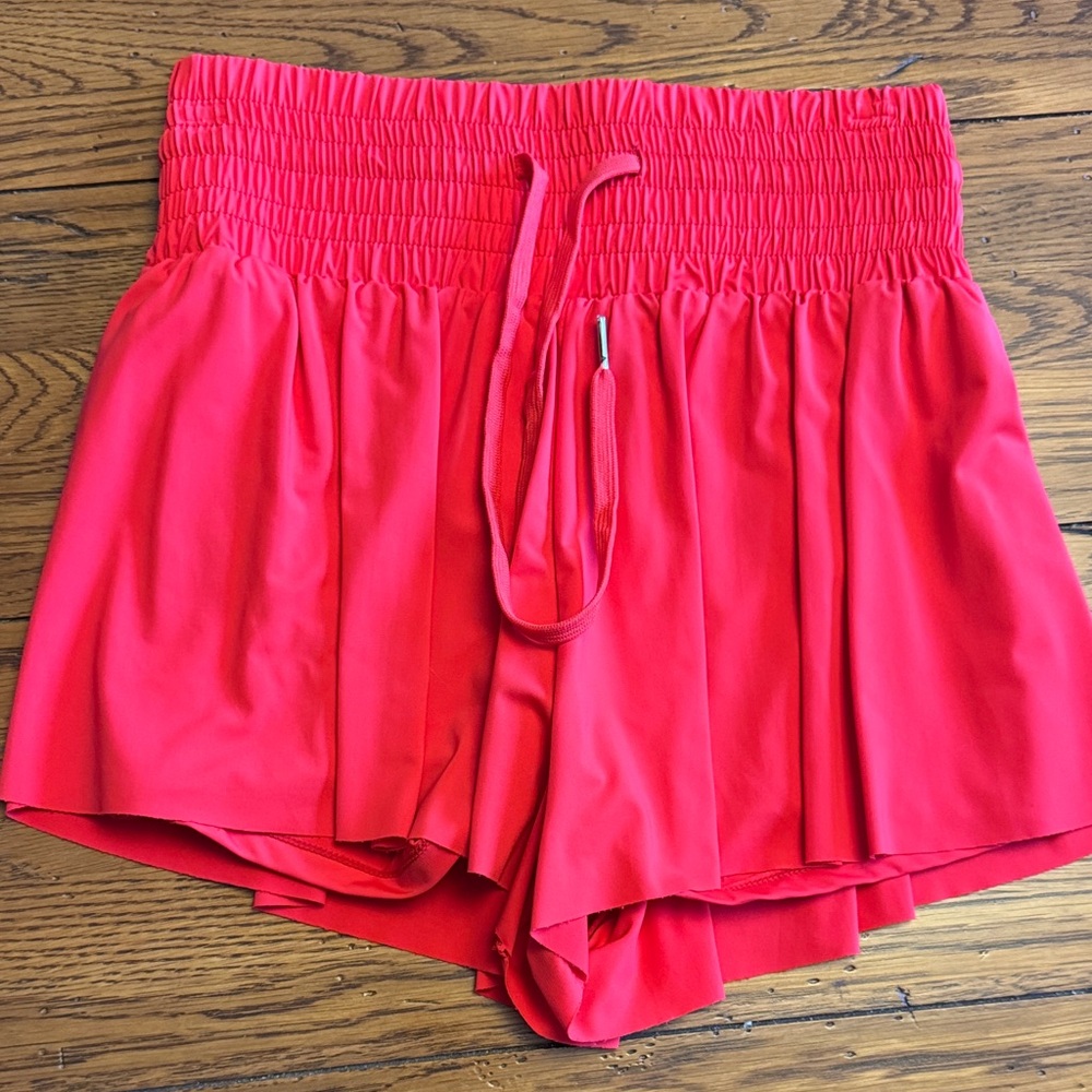 Women's Red Shorts
